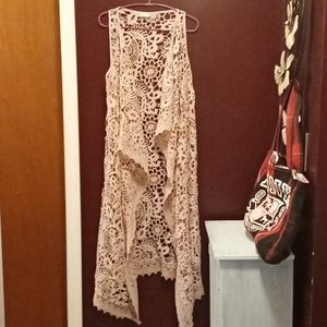 Women's long shrug